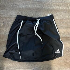 adidas Black Skort with White Accents